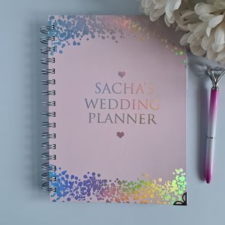Wedding Book- Pink Confetti