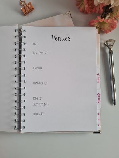 Wedding Book- Pink Confetti - Image 3