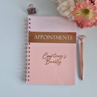 Pink Block Weekly Apt Book