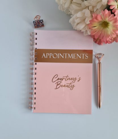 Pink Block Weekly Apt Book
