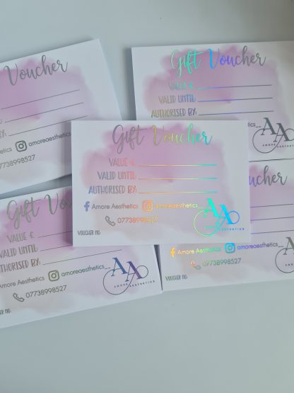 Foiled Gift Voucher Cards - Image 4