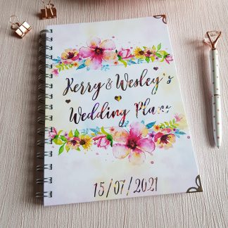 Wedding Book - Watercolour Floral