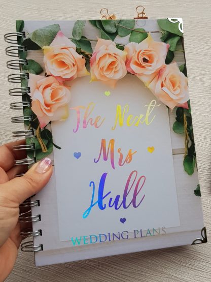 Wedding Book - Floral Roses peach - Image 2