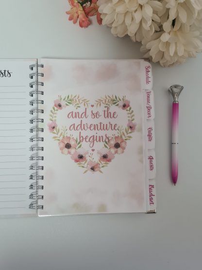 Wedding Book - Floral  Heart pink - Image 5