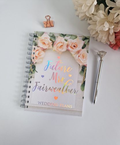 Wedding Book - Floral Roses peach