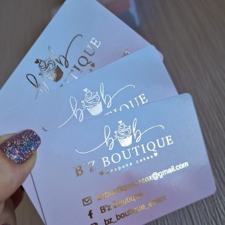 Foiled Business Cards