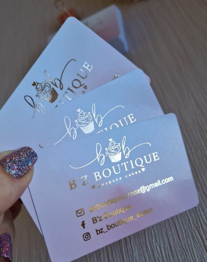 Foiled Business Cards