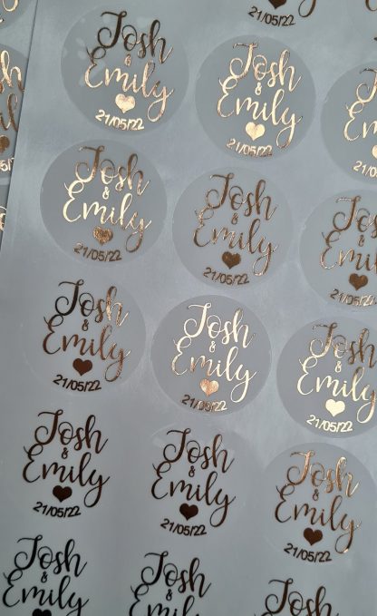 Wedding Stickers - Fancy Name