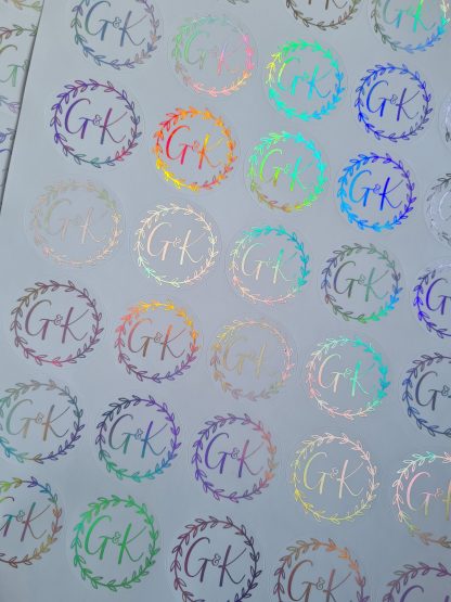 Wedding Stickers - Full Wreath
