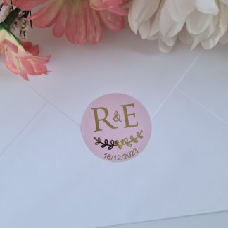 Wedding Stickers - Capital Wreath