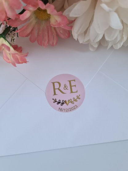 Wedding Stickers - Capital Wreath