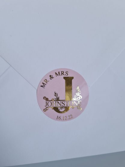 Wedding Stickers - Monogram - Image 2