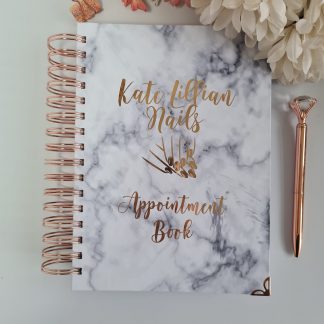 Grey Marble Daily Apt Book