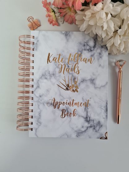 Grey Marble Daily Apt Book