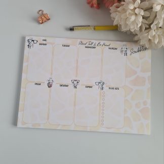 Tear Off - A4 Giraffe