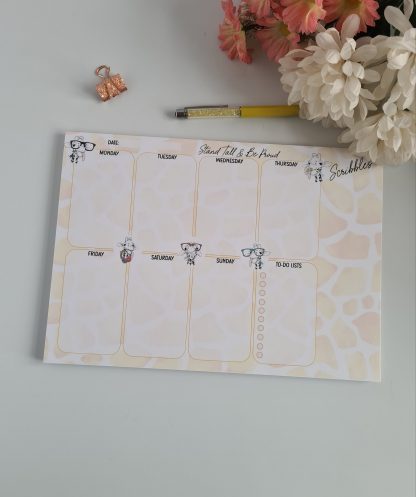 Tear Off - A4 Giraffe