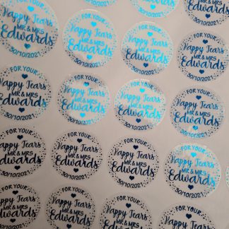 Wedding Stickers - Happy Tears