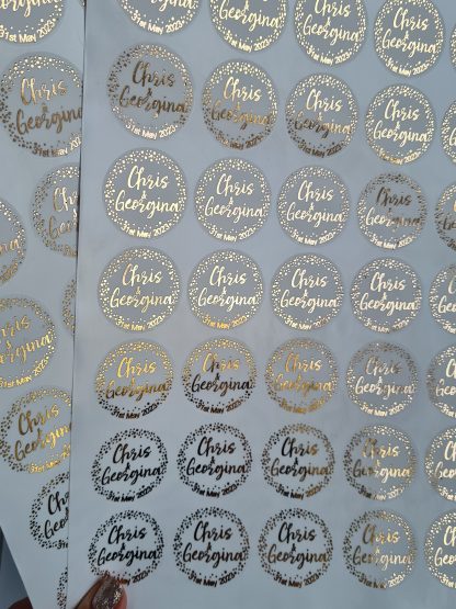 Wedding Stickers - Confetti Design