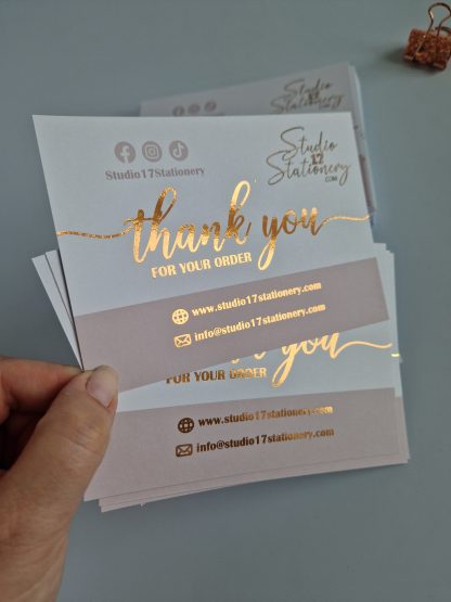 Foiled Thank You Cards - Image 2
