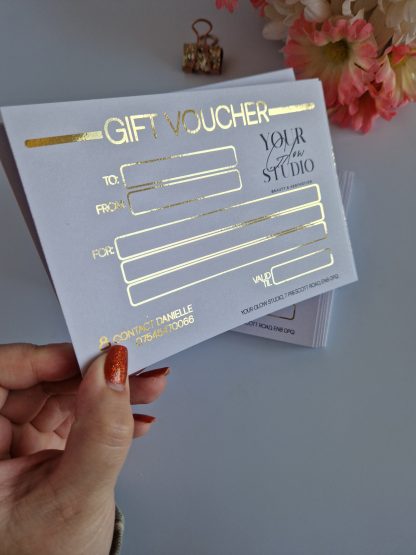 Foiled Gift Voucher Cards - Image 2