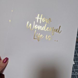 Foiled Print