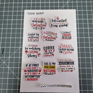 Crime Shows Stickers