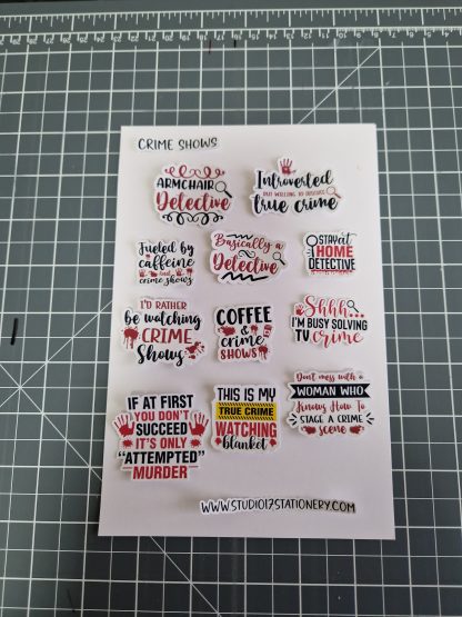Crime Shows Stickers