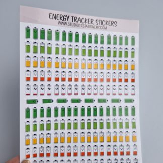 Energy Tracker stickers