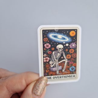 The overthinker Tarot sticker