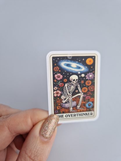 The overthinker Tarot sticker