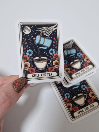 Vinyl Sticker Spill Tea