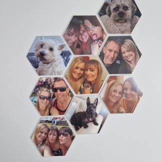 Hexagon Photo Magnets
