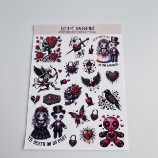 Gothic Valentine Sheet
