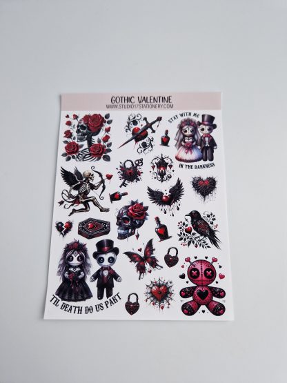 Gothic Valentine Sheet