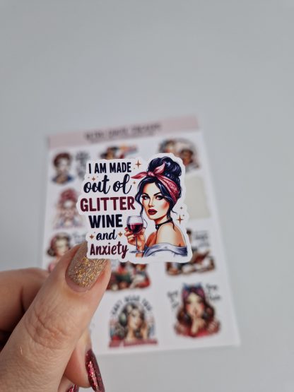 Retro Quote Sticker Sheet - Image 2