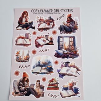 Planner Girl Sticker Sheet