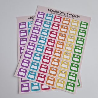 Scales Sticker Sheet