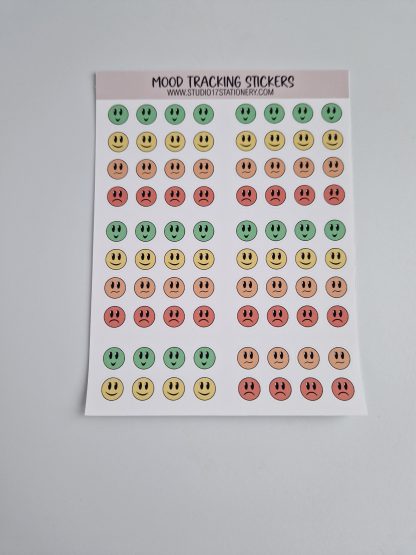 Moody faces Sticker Sheet