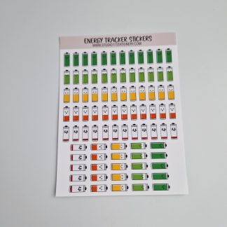 Energy Sticker sheet
