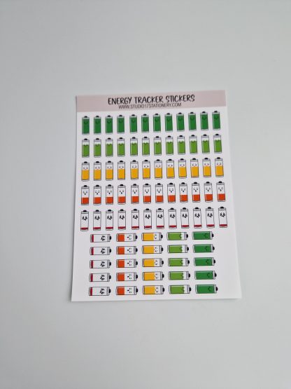 Energy Sticker sheet