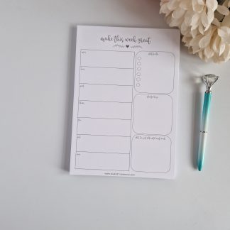 A5 Weekly Planner