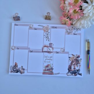 A4 Planner Girl Weekly Planner
