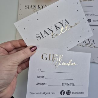 Foiled Gift Voucher